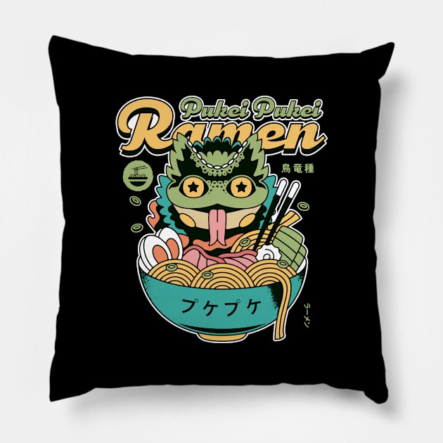 Pukei Pukei Ramen Pillow by Lagelantee