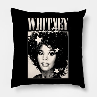 Whitney Houston Vintage Pillow