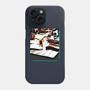 Office group working make money Phone Case