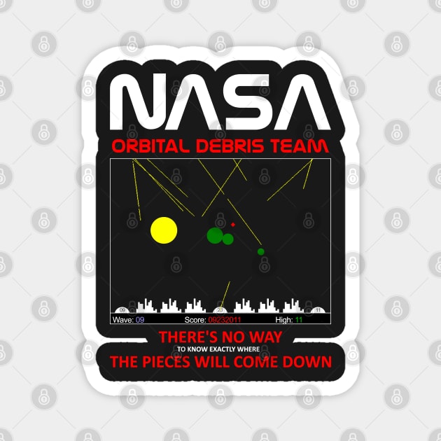 NASA - Orbital Debris Team Magnet by sadicus