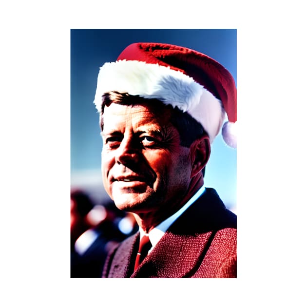 Santa JFK (Celebrity Christmas) by robsteadman