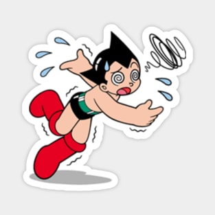 Astro Boy Falling Derp Magnet