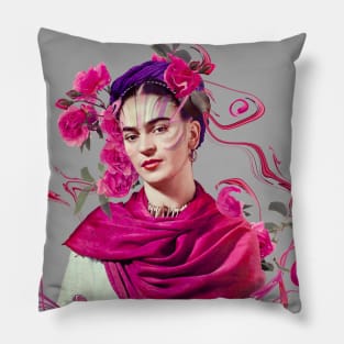 FRIDA KAHLO Mexican Feminist portrait T-Shirt Pillow