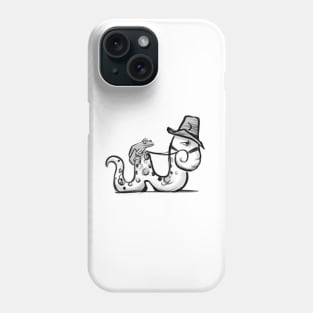 Worm and frog Phone Case