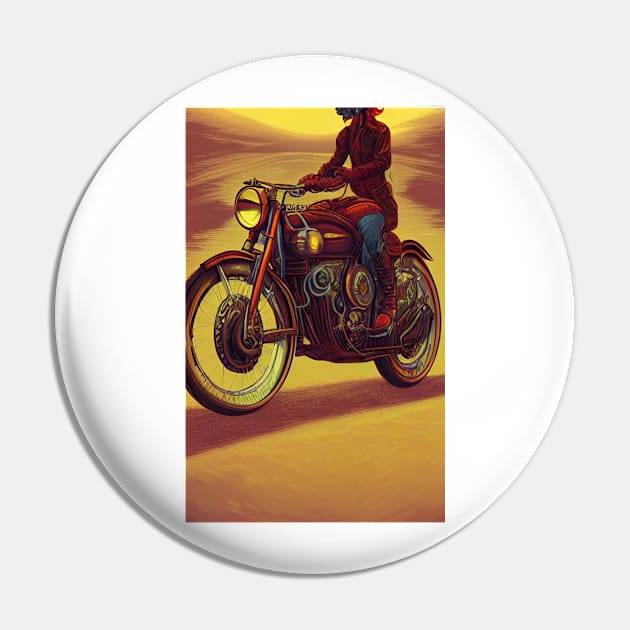 Desert Rider Pin by BryanWhipple