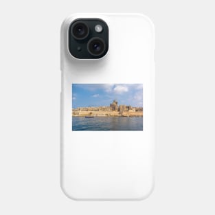 Coastal landscape of Valletta, Malta Phone Case