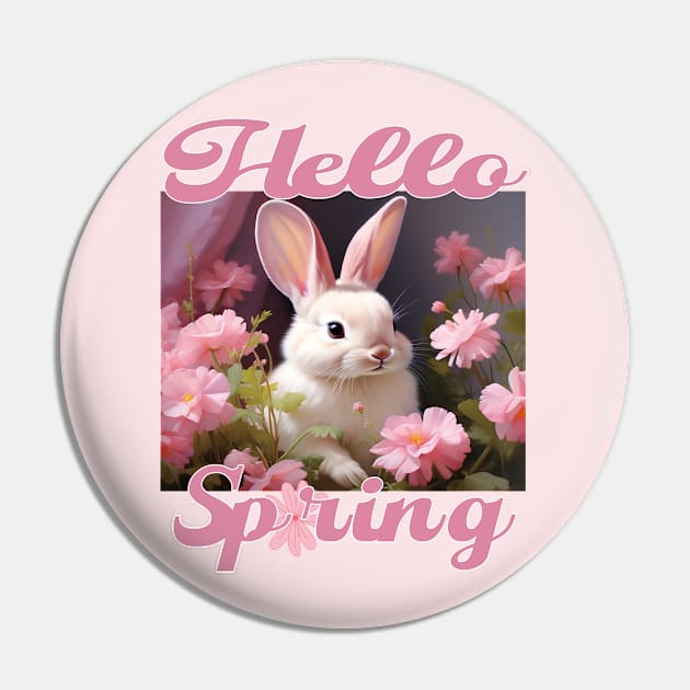 Hello Spring Pin by EunsooLee