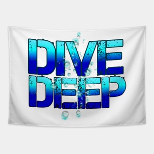 Scuba diving t-shirt designs Tapestry