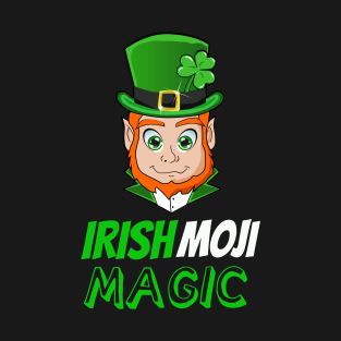 Funny Saint Patricks Day IrishMOJI Magic Leprechaun T-Shirt