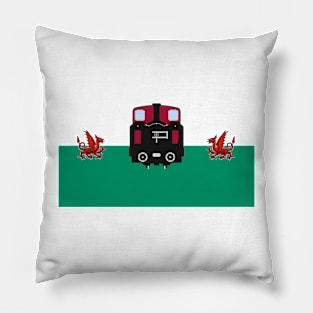 Ffestiniog Railway Double Fairlie Narrow Gauge Locomotive Pillow