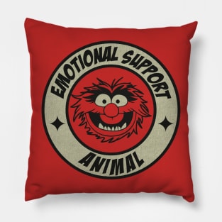 BLACK  MUPPTETS VINTAGE EMOTIONAL SUPPORT ANIMAL Pillow