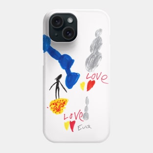 Love Abstract Art by Eva - Homeschool Art Class 2021/22 Art Supplies Fundraiser Phone Case