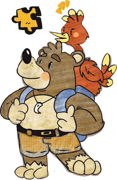 Banjo Kazooie Kids T-Shirt by LavaAlley