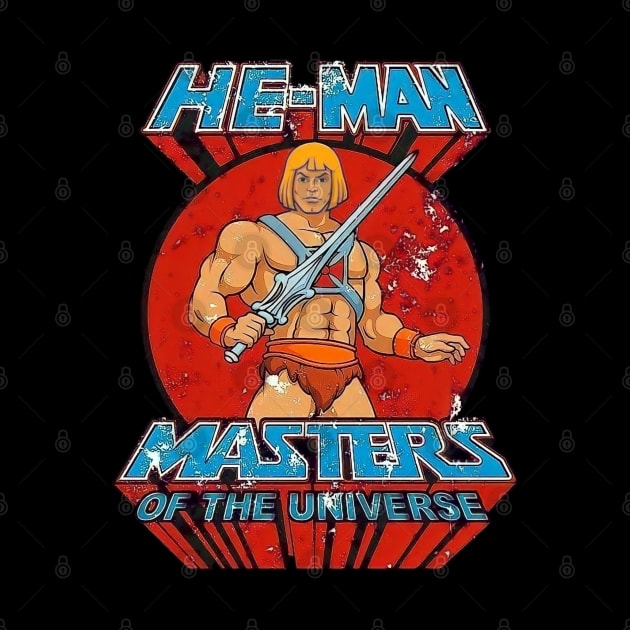 He man and the mastersbof the universe t-shirt by Kutu beras 