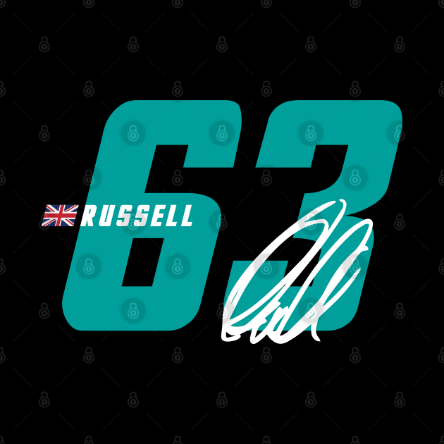 George Russell 63 Signature Number by petrolhead