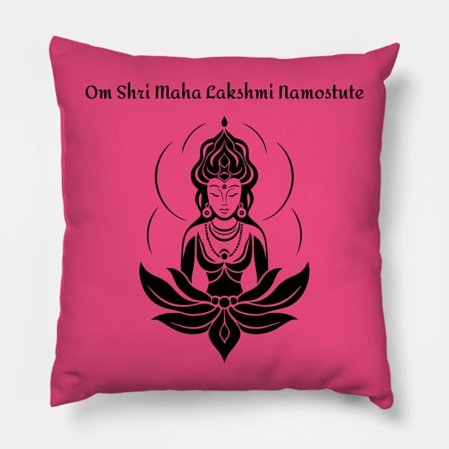 Lakshmi Pillow by BhakTees&Things