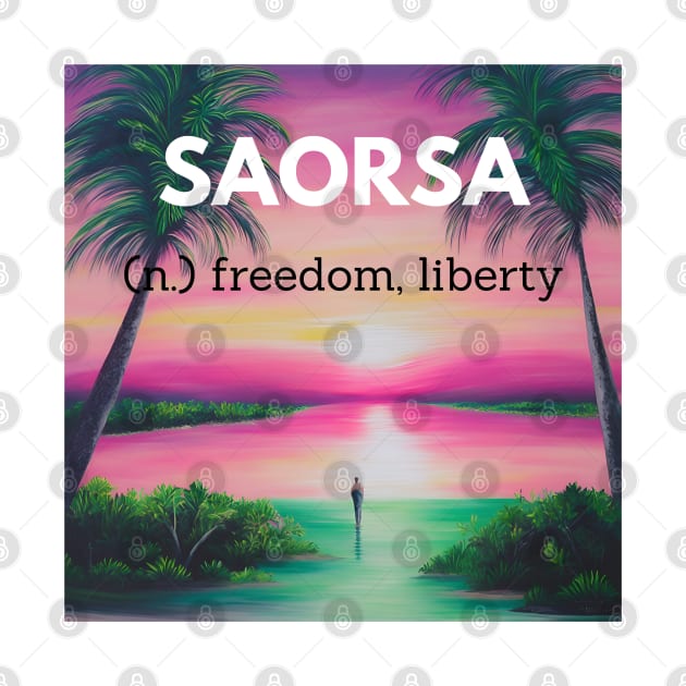 saorsa freedom liberty definition sticker by FRH Design