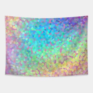 Pointillized Pastel Rainbow Gradient Tapestry