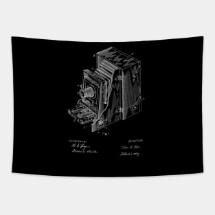 Camera Vintage Patent Drawing Tapestry