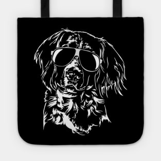 Funny Proud Small Munsterlander sunglasses cool dog Tote