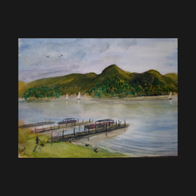 Cat Bells over Derwentwater by Beswickian