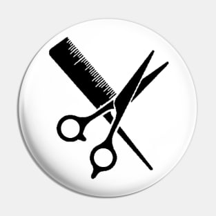 Hairdressing Scissors And Comb Pin