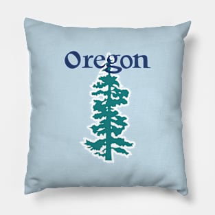 Oregon License Plate Pillow