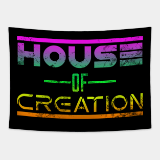 EDM Techno House of Creation Tapestry