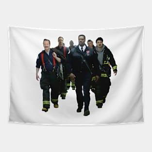 CHICAGO FIRE CREW Tapestry