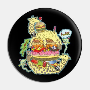 Cheeseburger Junkfood Pin