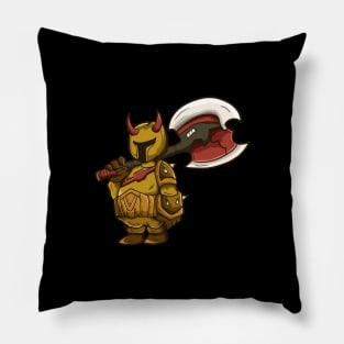 Armor Warrior Boy Illustration Pillow