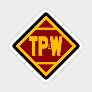 Toledo, Peoria & Western Railway Magnet