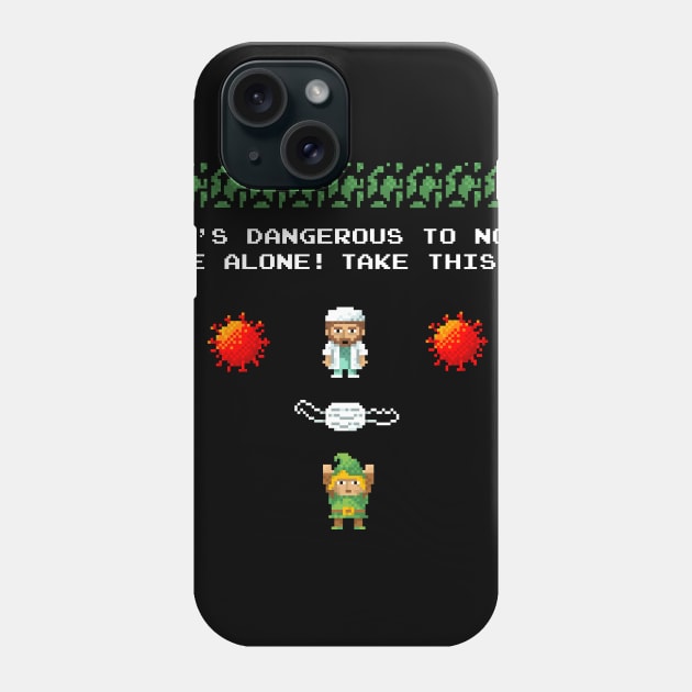 Dangerous to not wear a mask Phone Case by kg07_shirts