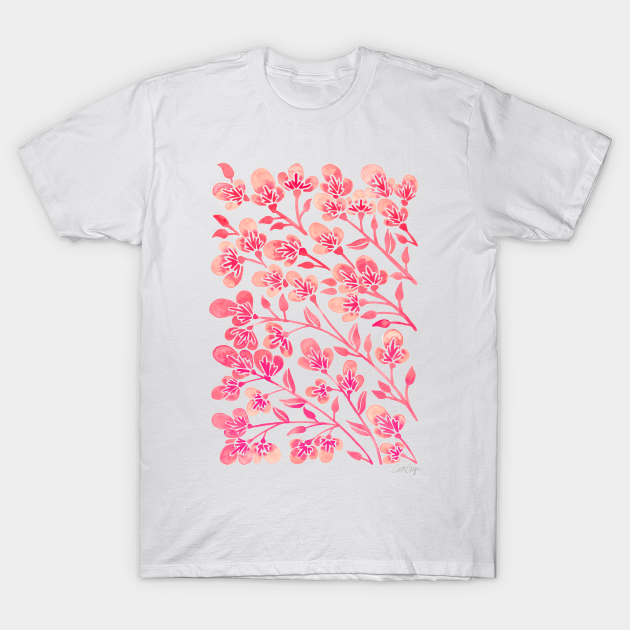 Discover pink cherry blossoms - Floral Design - T-Shirt