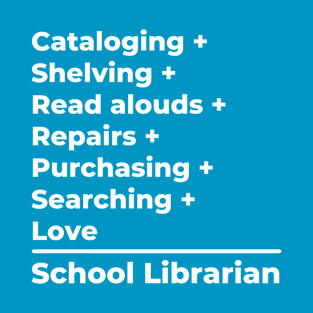 School Librarian Equation T-Shirt