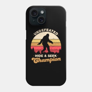 Vintage Undefeated Hide And Seek Champion Shirt Bigfoot 4 Phone Case