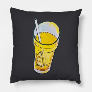 Glass of Lemonade Pillow