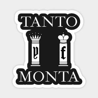 Tanto Monta (white) Magnet