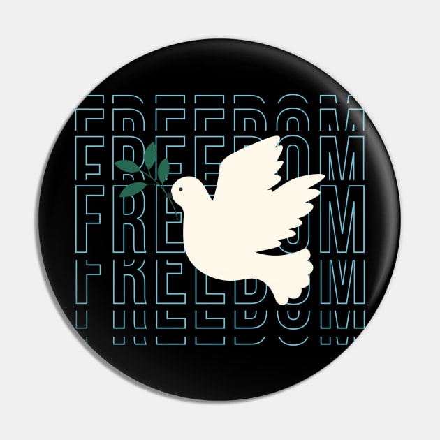 Freedom Pigeon Pin by Bro Aesthetics