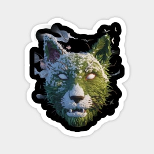 fox, animal, cute, animals, nature, green, foxes, orange, wildlife, red fox, wild, forest, foxy, red, white Magnet