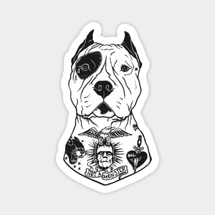 AMERICAN PITBULL TATTOOED Magnet