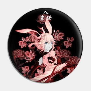 Fiery Higanbana and Fox Samurai Pin