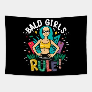 Bald girl Tapestry