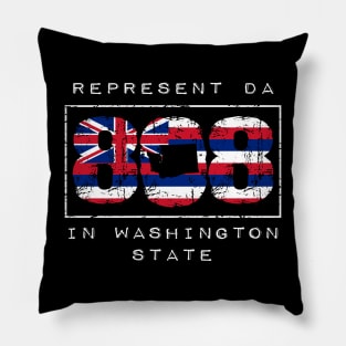 Rep Da 808 in Washington State by Hawaii Nei All Day Pillow