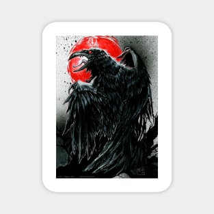 The Crow King Magnet