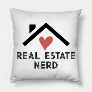 Real Estate Nerd Pillow