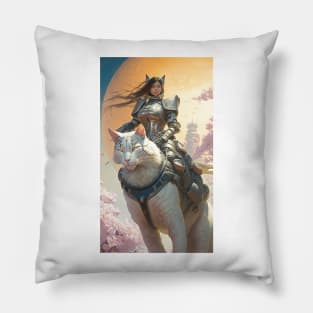 A Long Ride Ahead Pillow