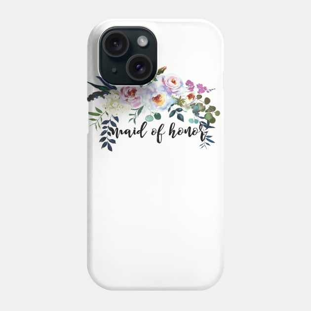 Maid of Honor Phone Case by gatherandgrace