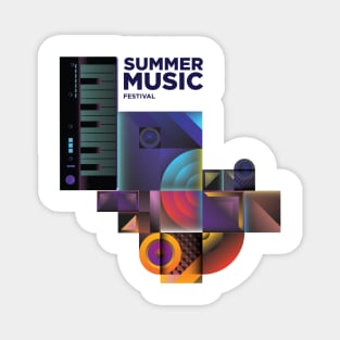 Summer Music Festival Magnet