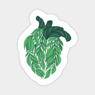 Leafy heart Magnet